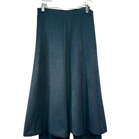 Alfred Dunner 3-Piece Suit Set With Elastic Waist Pants, Skirt  & Button-Up Top - Picture 4 of 9